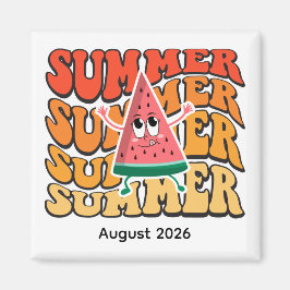 Süße Groovy Retro Sommer Wassermelonen Party Magnet