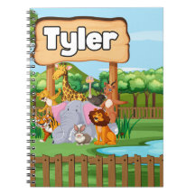 Süße großartige Zoo-Tier-Kinder