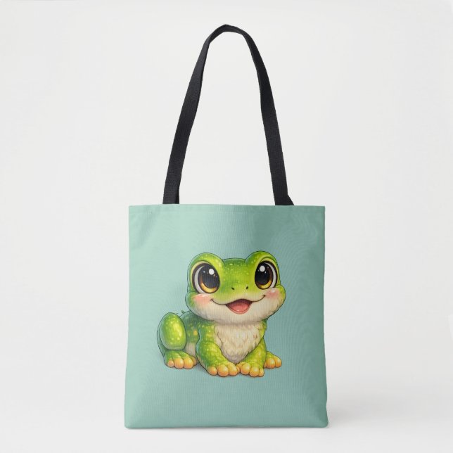 Süße großäugige Frosch Kawaii Tier Design (Vorderseite)