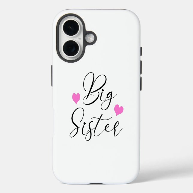 Süße große Schwester Case-Mate iPhone Hülle (Rückseite)