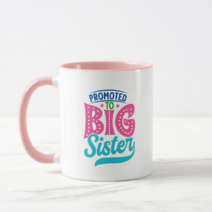 Süße große Schwester-Wortkunst Tasse