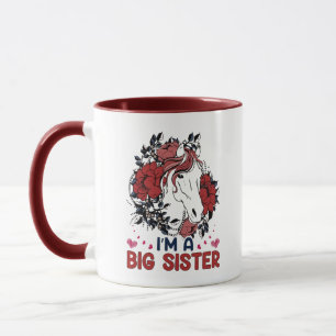 süße große Schwester Wortkunst Tasse