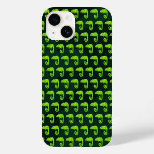 Süße grüne Chamäleon-Illustration tropisches Repti Case-Mate iPhone 14 Hülle