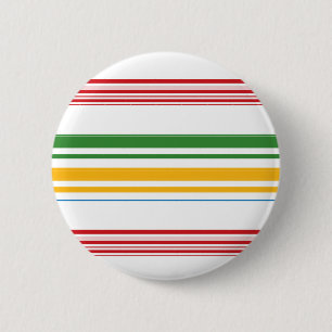 Süße grüne gelbe Streifen Button