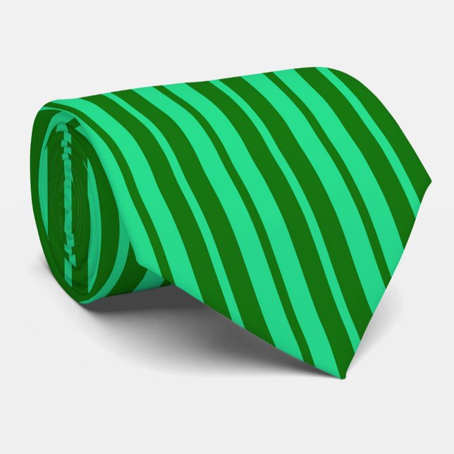 Süße grüne stilvolle Streifenmuster-Design  Krawatte (Von Creator hochgeladen)
