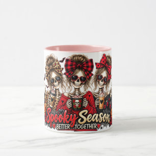 Süße gruselige Geister Mädchen Halloween Design Tasse