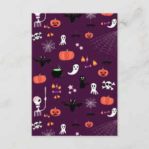 Süße Gruselige Halloween-Kunst Begleitkarte