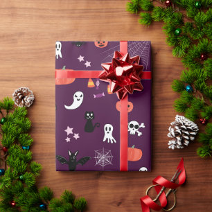 Süße Gruselige Halloween-Kunst Geschenkpapier
