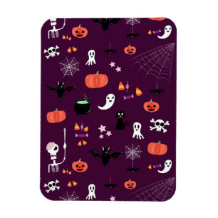 Süße gruselige Halloween-Kunst Magnet