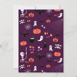 Süße Gruselige Halloween-Kunst Save The Date