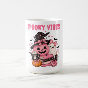 Süße gruselige Stimmung Hexe Kürbis Geist Hallowee Kaffeetasse