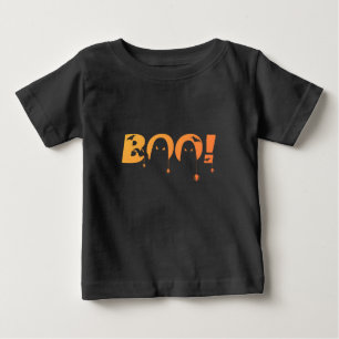 Süße gruselige Typografie mit Fledermäusen und Spi Baby T-shirt