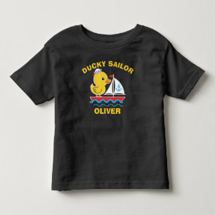 Süße Gummiente Boot Enten Segler Kleinkind T-shirt