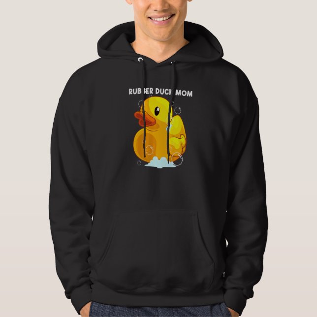 Süße Gummiente für Mama Mutter Gummiente Hoodie (Vorderseite)