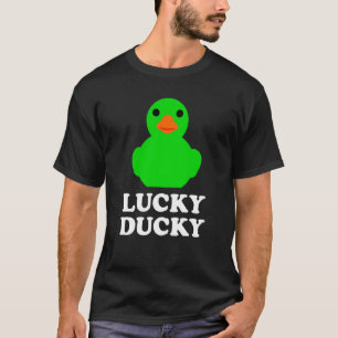 Süße Gummiente Lucky Ducky Quack Cool Tier Gra T-Shirt