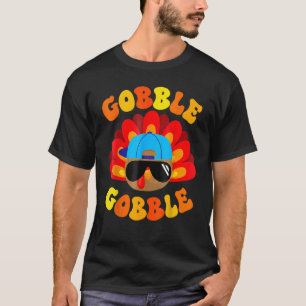 Süße Gurgel Gurgel Truthahn Pilger Kleine Jungen A T-Shirt