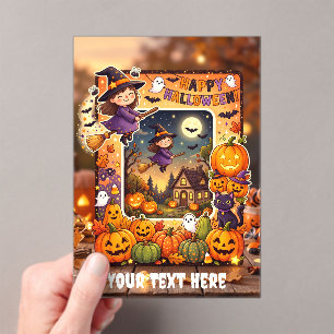 Süße Halloween-Acryleinladung #6 Acryleinladungen