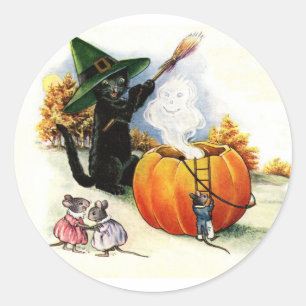 Süße Halloween-Aufkleber Runder Aufkleber