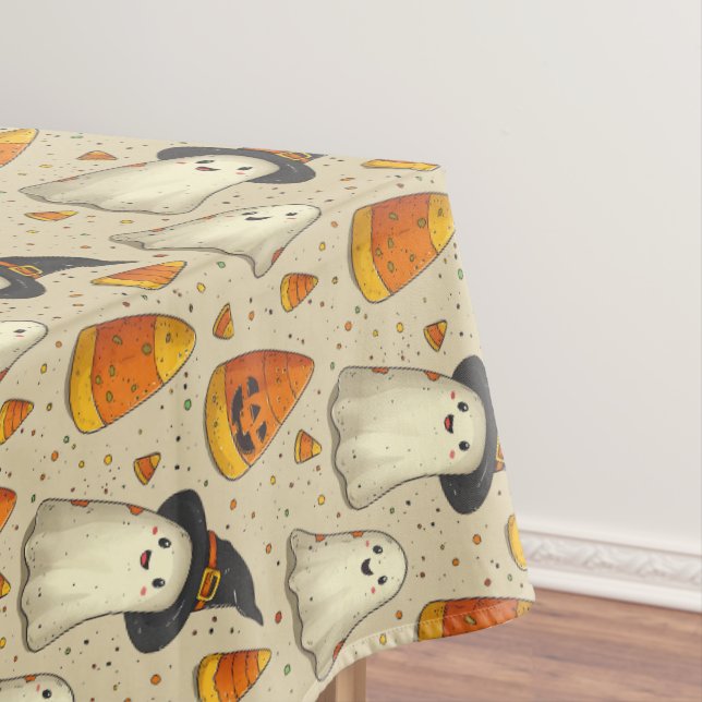 Süße Halloween-Dekoration Geister  Tischdecke (Beispiel)