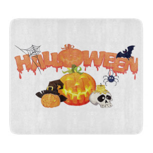 Süße Halloween-Dekorationen Schneidebrett