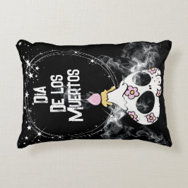 Süße Halloween-Día-de-los-Muertos-Totenkopf-Kissen Dekokissen