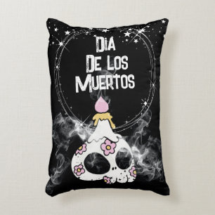 Süße Halloween-Día-de-los-Muertos-Totenkopf-Kissen Dekokissen