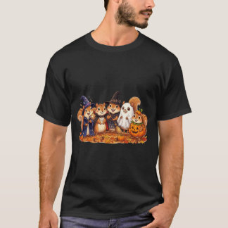 Süße Halloween-Eichhörnchen-Party T-Shirt