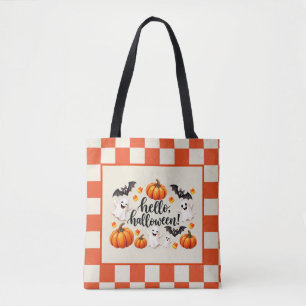 Süße Halloween-Geist-Kürbis-Tasche