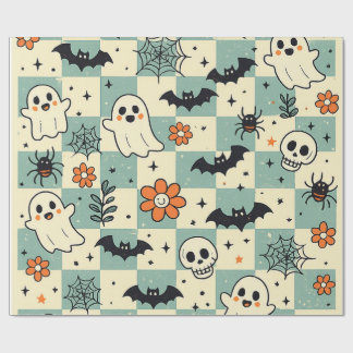 Süße Halloween-Geister-Wrap-Papier Geschenkpapier