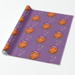 Süße Halloween-Geschenkverpackung Geschenkpapier