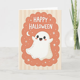 Süße Halloween-Grußkarte Karte
