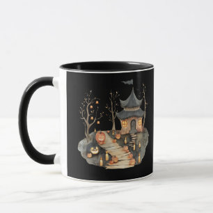 Süße Halloween-Haus-Tasse Tasse