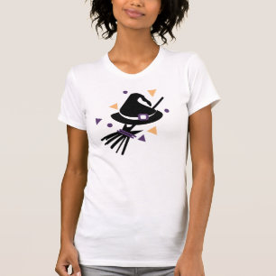 Süße Halloween-Hexen-Konfetti-Kostüm-Party T-Shirt