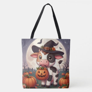 Süße Halloween-Hexenkuh