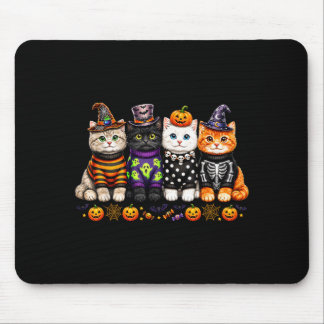 Süße Halloween-Katzenliebhaber niedliche spooky Kä Mousepad