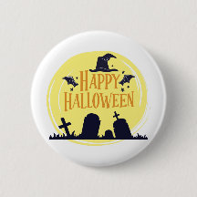 Süße Halloween-Knöpfe & -Anstecknadeln Geister, Kü