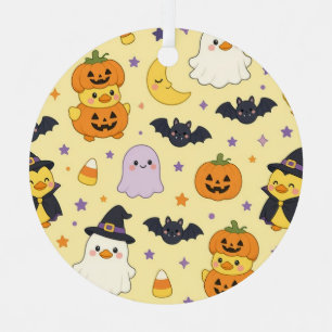 Süße Halloween-Kostüm-Enten Keramik-Ornament Ornament Aus Metall