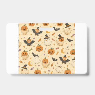 Süße Halloween-Kostüm-Hühner-Abzeichen Ausweis