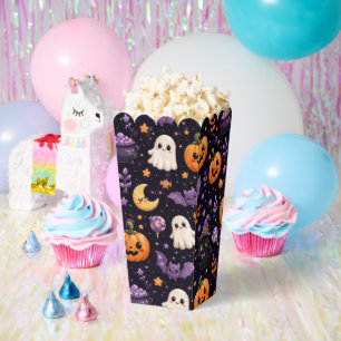 Süße Halloween-Kürbis-Geist-Katze-Fledermaus-Kunst Geschenkschachtel