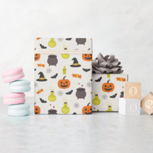 Süße Halloween-Muster-Wrap-Rolle Geschenkpapier