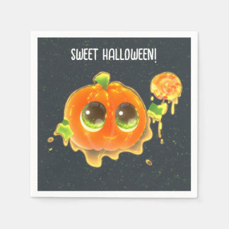 Süße Halloween-Party-Papier-Serviette mit Kürbis Serviette