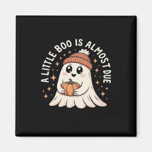 Süße Halloween-Schwangerschaftsankündigung Magnet