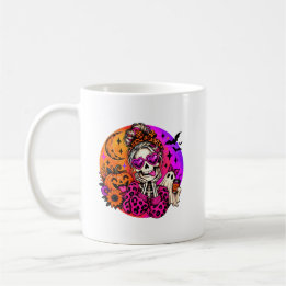 Süße Halloween-Skelett-Tasse Kaffeetasse