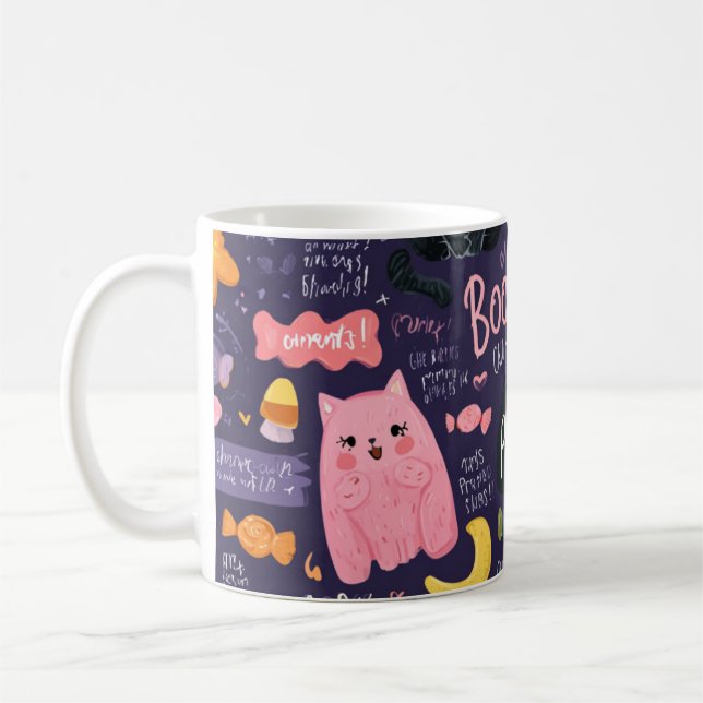 Süße Halloween-Tasse Kaffeetasse (Links)