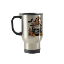 Süße Halloween-Tasse mit Elf in der Kaffeetasse |