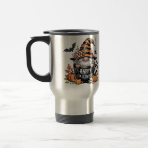 Süße Halloween-Tasse mit Elf in der Kaffeetasse   
