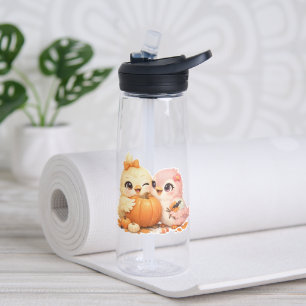 Süße Halloween-Vogelfreunde Wasserflasche Trinkflasche