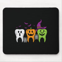 Süße Halloween-Zahnfee Kürbis Hexe Dental