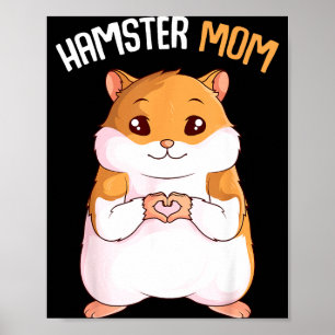 Süße Hamster & Haustier Frauen Hamster-Mutter hamm Poster