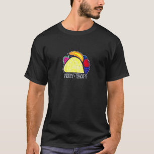 Süße handgezeichnete Frucht-Taco für Obstgarten T-Shirt
